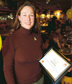 Presentation to Gayle Raynor
