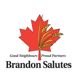 Brandon Salutes Logo